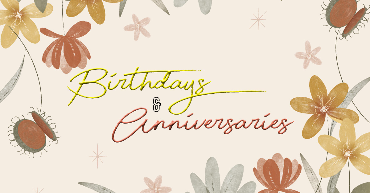 INFO ULANG TAHUN PRIBADI & PERNIKAHAN | NOVEMBER